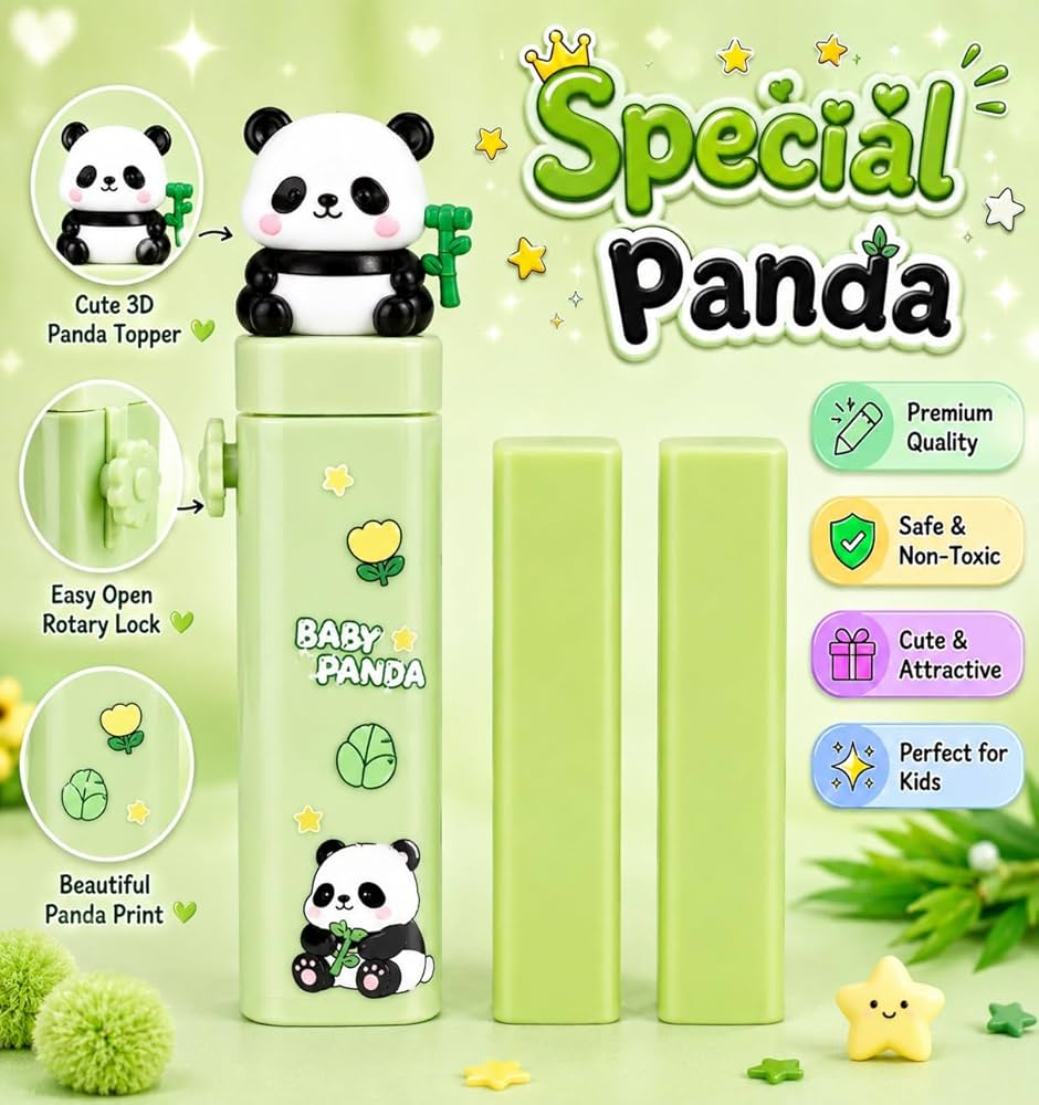 Space Dream / Panda / Unicorn Push-Pull Eraser Set (3 PCS)