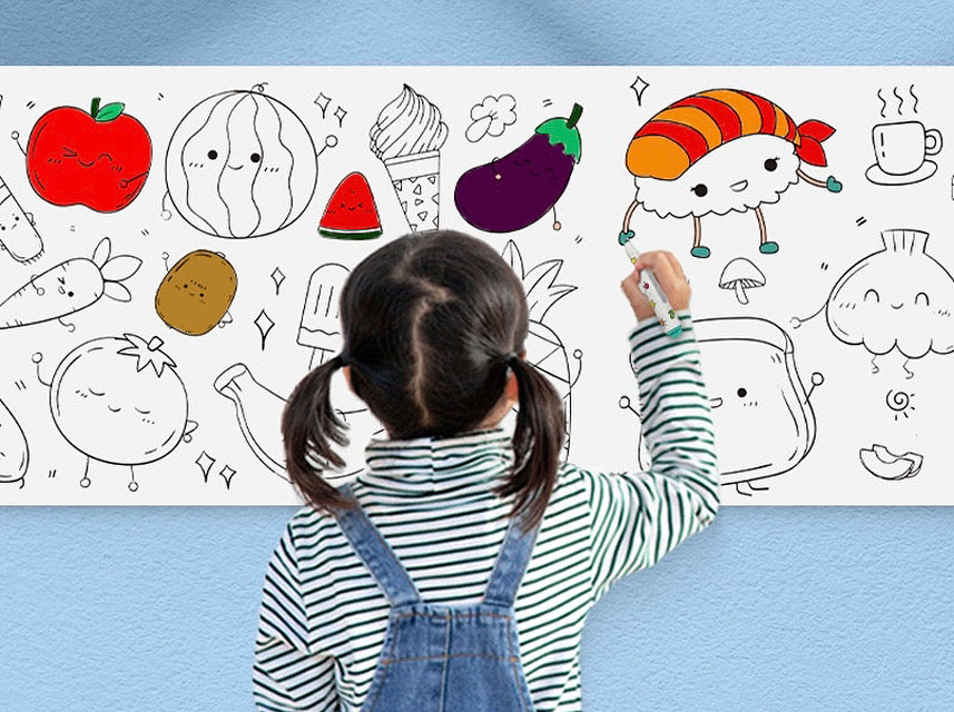 3 Meter Coloring Roll for Kids – Giant Poster Paper for Toddlers & Preschoolers