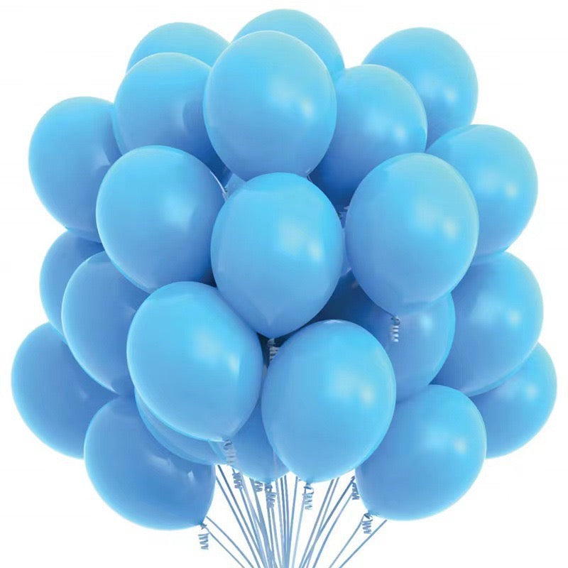 Pack of 50 Metallic Blue Balloons for Baby Boy Birthday & Party Decoration – KidsPitara Ludhiana