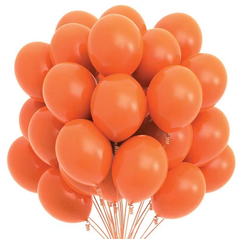 Pack of 50 Metallic Orange Balloons for Party & Event Decoration – KidsPitara Ludhiana
