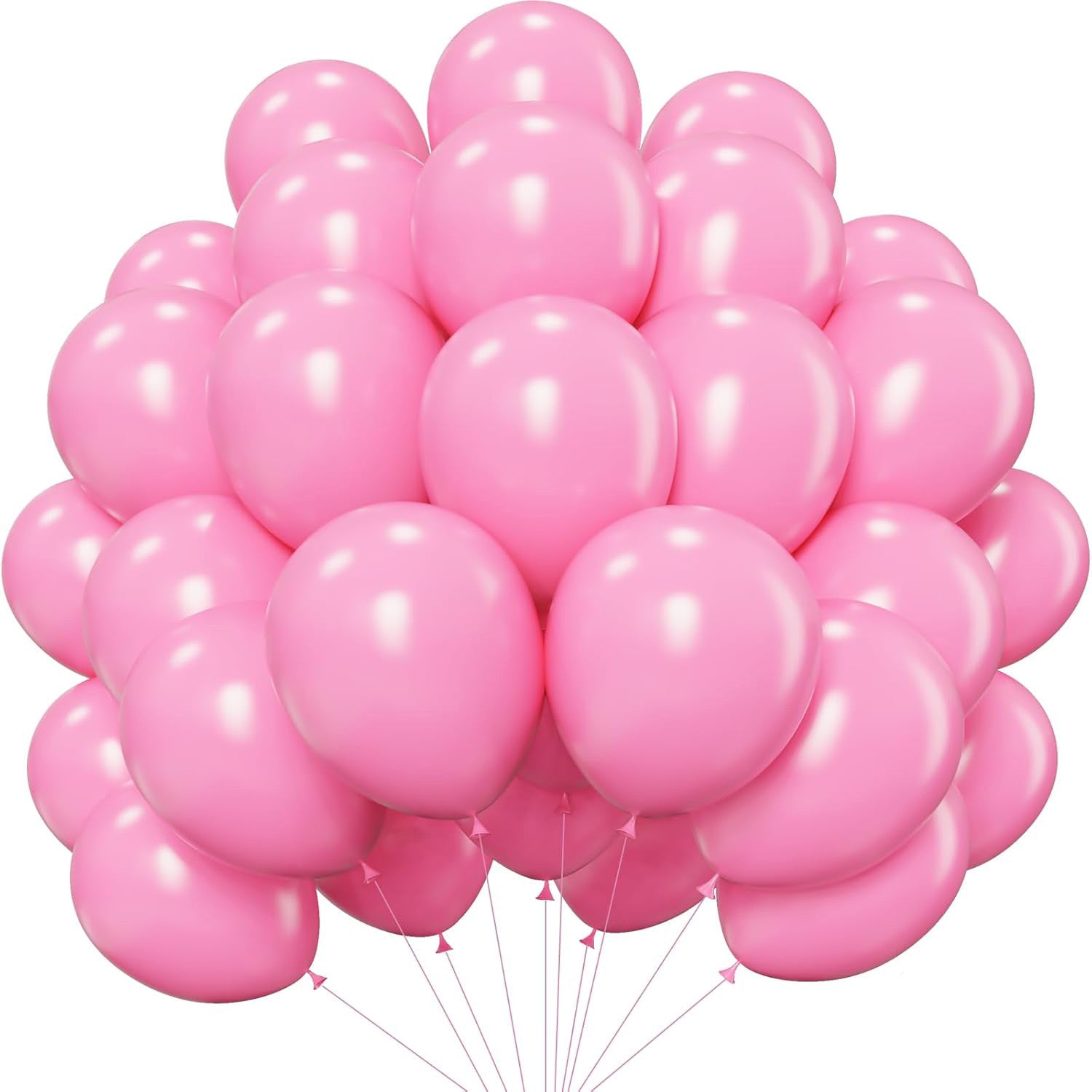 Pack of 50 Metallic Pink Balloons for Baby Shower & Birthday Party – KidsPitara
