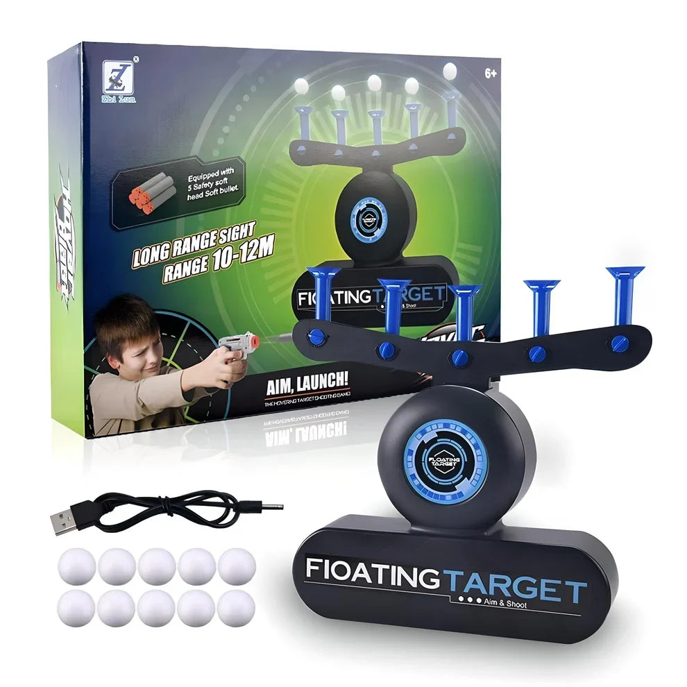 Floating target wind regulation knob adjusting ball height