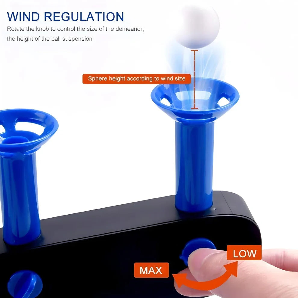 Floating Target Aim and Shoot game box with accessories and balls