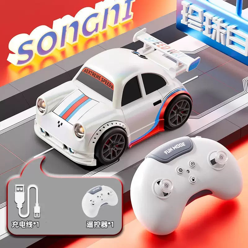 High speed remote control drift racing car with wireless controller and sports car design