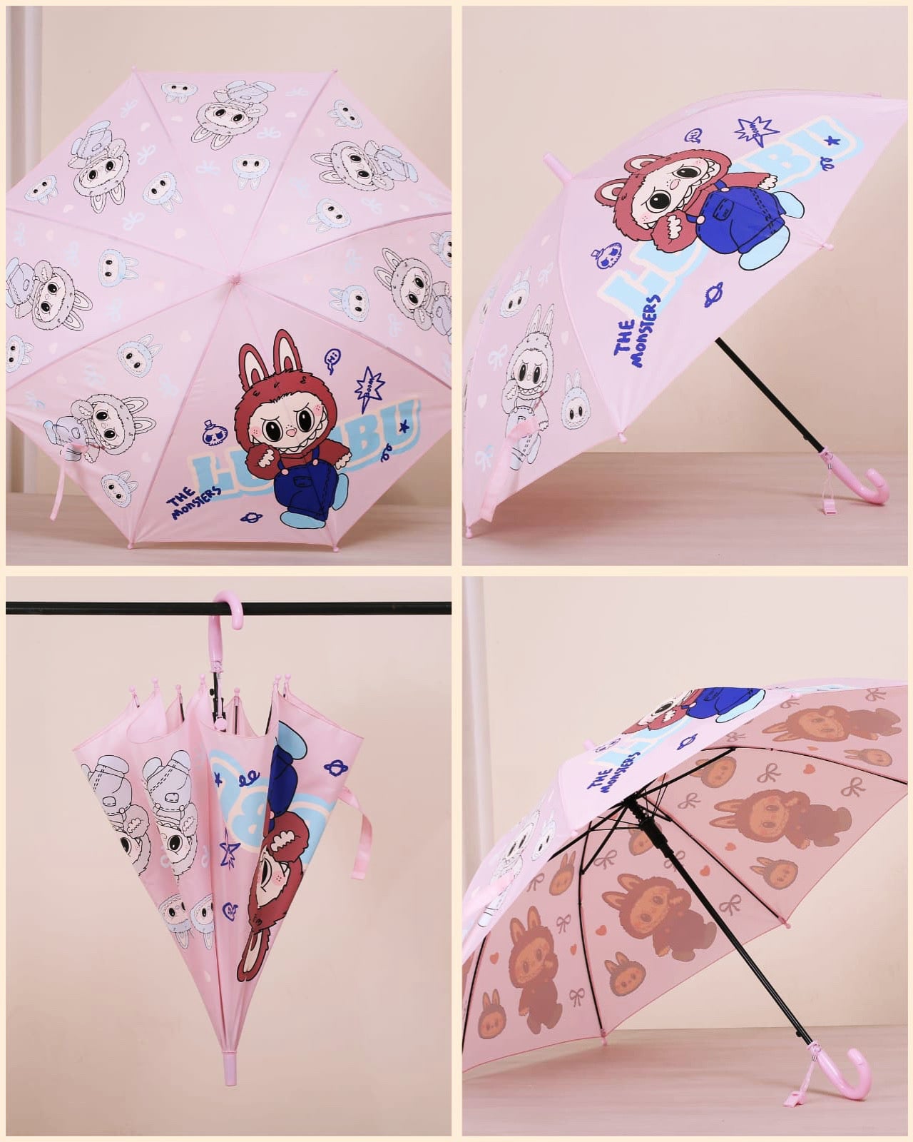 Magical kids umbrella with color-changing cartoon design perfect for Rakhi and birthday gifts