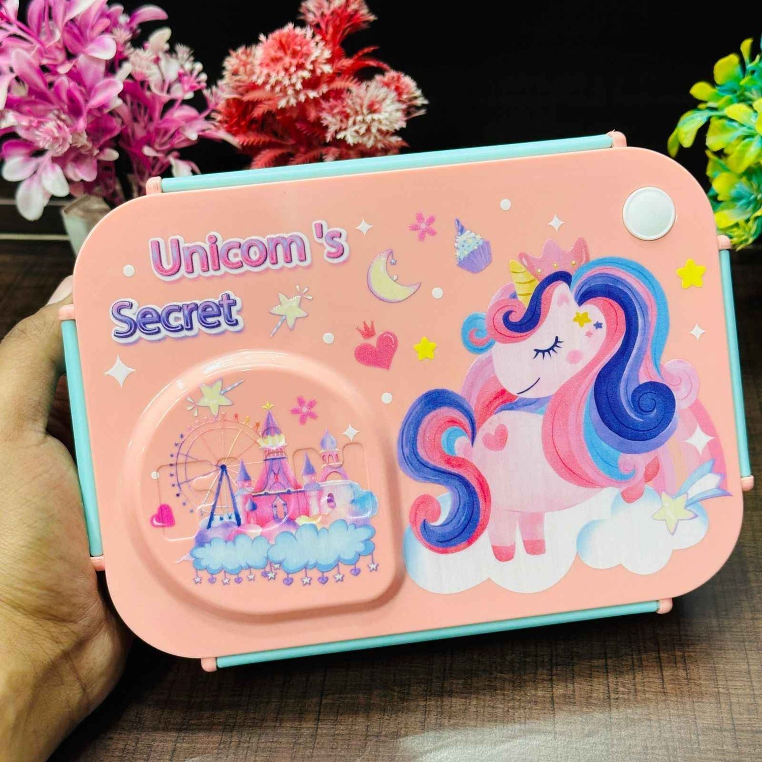 Kids Lunch Box Stainless Steel Leakproof | Cartoon School Tiffin Box