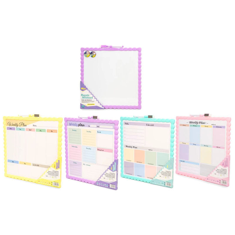 Magnetic Whiteboard for Kids – Double Sided | 21x28 cm