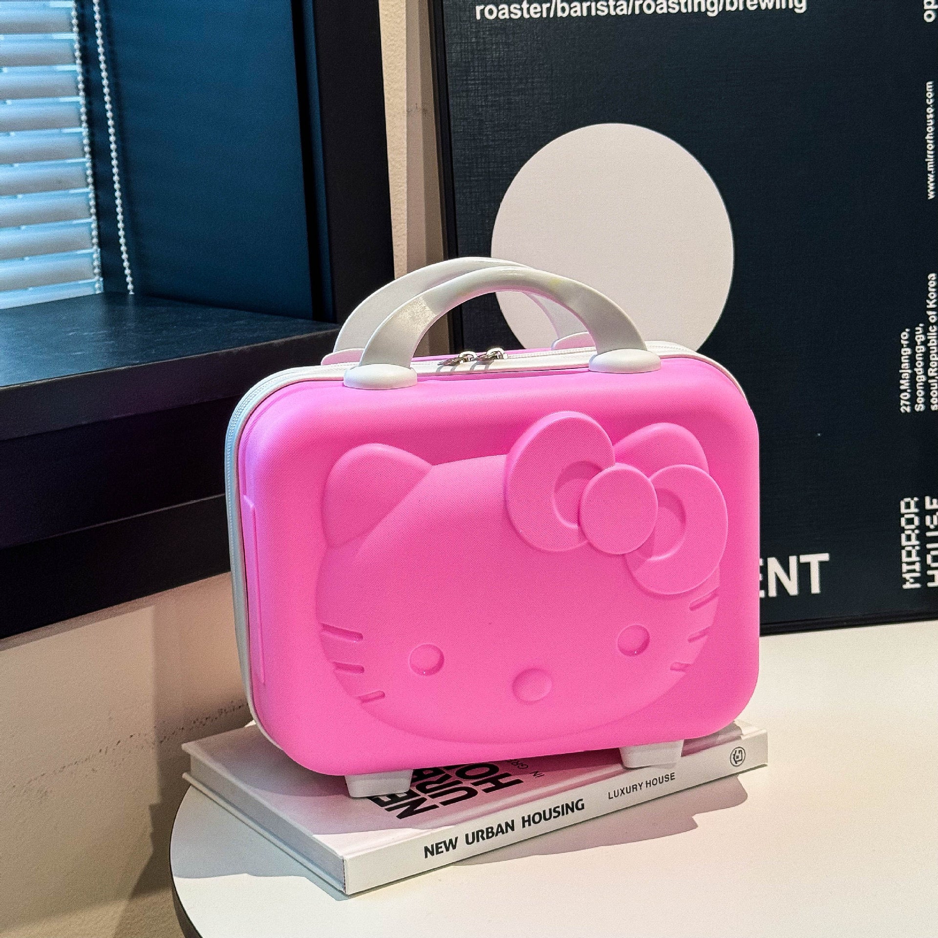 Pink Kuromi Style Kids Vanity Bag with Handle – Kidspitara