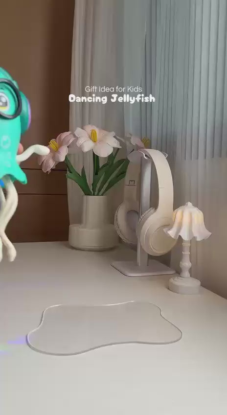 Dance Jellyfish Toy - Bump & Go Musical LED Dancing Jellyfish for Kids