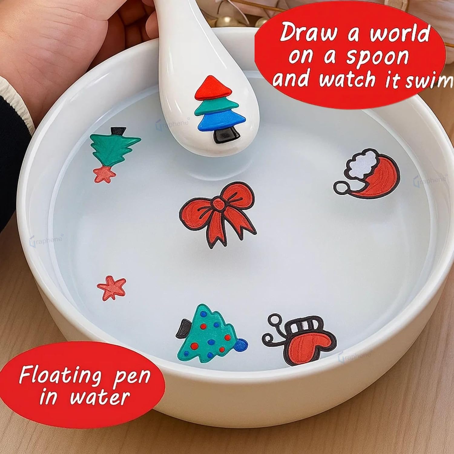 Reusable floating art pens set for kids creative play and educational gift